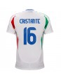 Italia Bryan Cristante #16 Vieraspaita EM-Kisat 2024 Lyhythihainen